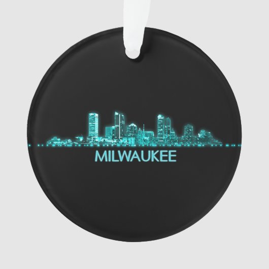 Milwaukee Skyline Ornament (voorkant)