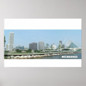 Milwaukee Skyline Poster (Voorkant)