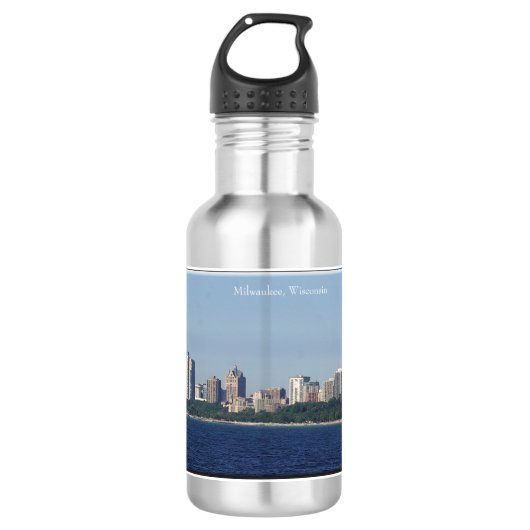 Milwaukee Skyline waterfles (Voorkant)