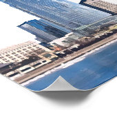 MIlwaukee Skyline Wedding Welkomstteken Poster (Hoek)