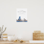 MIlwaukee Skyline Wedding Welkomstteken Poster (Keuken)