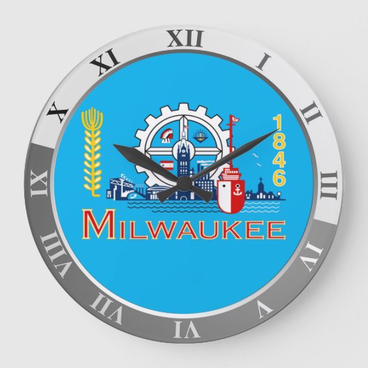 Milwaukee vlag Grote klok (Voorkant)