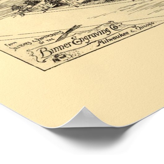 Milwaukee, WI Panoramic Map - 1906 Poster (Hoek)