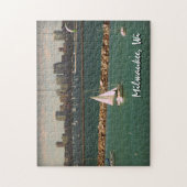 Milwaukee, WI Skyline Legpuzzel (Verticaal)