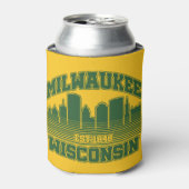 Milwaukee, Wisconsin Blikjeskoeler (Blikje Voorkant)