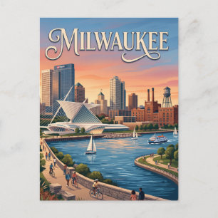 Milwaukee Wisconsin Briefkaart