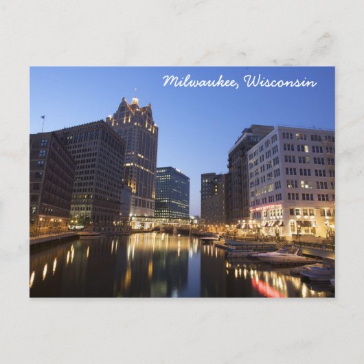 Milwaukee, Wisconsin Briefkaart (Voorkant)