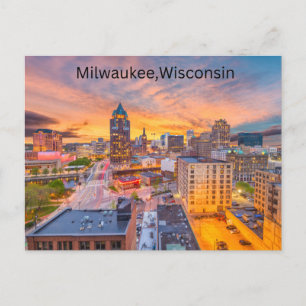Milwaukee, Wisconsin Briefkaart