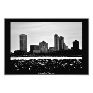 Milwaukee, Wisconsin Foto Afdruk