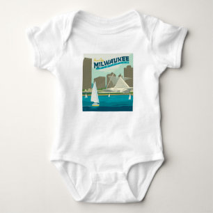 Milwaukee Wisconsin Harbor   Brew City Romper