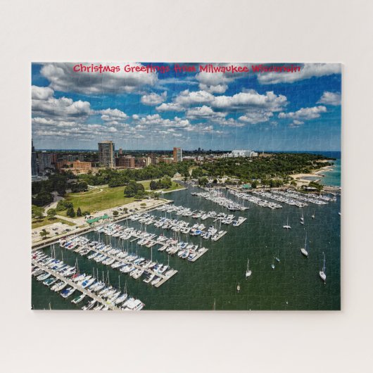 Milwaukee Wisconsin. Jigzaag Puzzle Legpuzzel (Horizontaal)