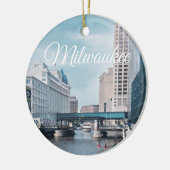 Milwaukee Wisconsin Keramisch Ornament (Links)