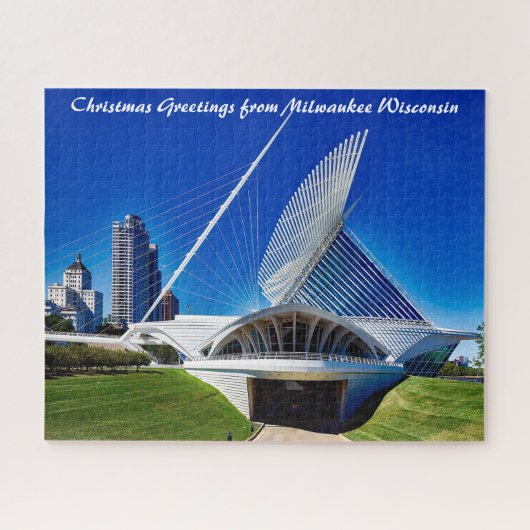Milwaukee Wisconsin. kerstcadeautjes Legpuzzel (Horizontaal)