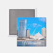 Milwaukee Wisconsin Magnet Magneet (Voorkant / Achterkant)