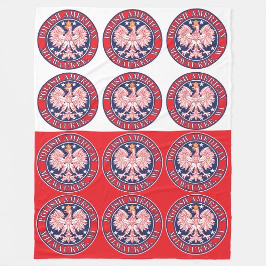 Milwaukee Wisconsin Pools Fleece Deken (Voorkant)