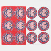 Milwaukee Wisconsin Pools Fleece Deken (Voorkant (Horizontaal))