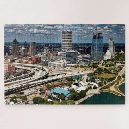Milwaukee Wisconsin. Puzzle (Horizontal)