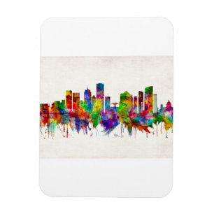Milwaukee Wisconsin skyline Magneet