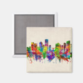 Milwaukee Wisconsin skyline Magneet (Voorkant / Achterkant)