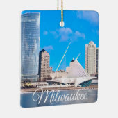 Milwaukee Wisconsin Skyline Ornament (Rechts)