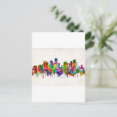 Milwaukee Wisconsin skyline Uitnodiging Briefkaart (Staand voorkant)