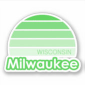 Milwaukee Wisconsin Sticker (Voorkant)
