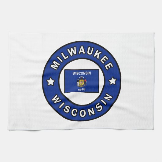 Milwaukee Wisconsin Theedoek (Horizontaal)