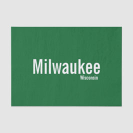 Milwaukee, Wisconsin Tissue Paper Tissuepapier