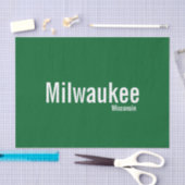 Milwaukee, Wisconsin Tissue Paper Tissuepapier (Craft)