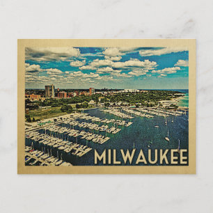 Milwaukee Wisconsin Vintage Travel Briefkaart