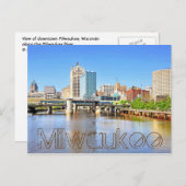 Milwaukee, Wisconsin, VS Briefkaart (Voorkant / Achterkant)