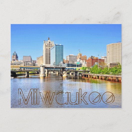 Milwaukee, Wisconsin, VS Briefkaart (Voorkant)