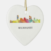 MILWAUKEE, WISCONSON SKYLINE WB1 - KERAMISCH ORNAMENT (Rechts)