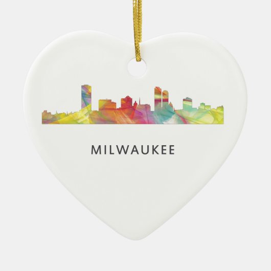 MILWAUKEE, WISCONSON SKYLINE WB1 - KERAMISCH ORNAMENT (Voorkant)