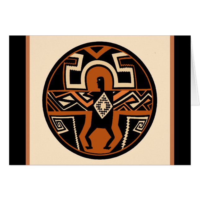 Mimbres krijger (Voorkant Horizontaal)