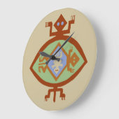 Mimbres Native American Southwest Round Wall klok (Hoek)