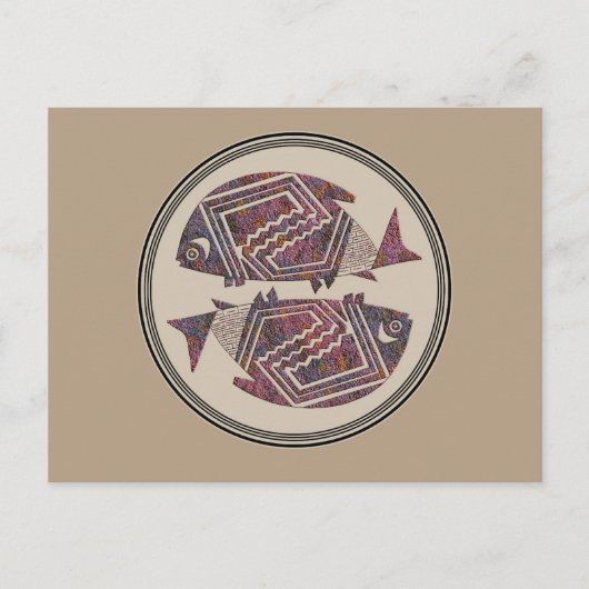 Mimbres Pottery Design Briefkaart (Voorkant)