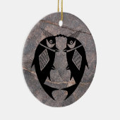 mimbres Pottery Design Keramisch Ornament (Rechts)