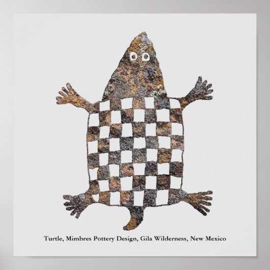 Mimbres Pottery Design Poster (Voorkant)