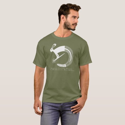 Mimbres Pottery Design T-Shirt (Voorkant volledig)