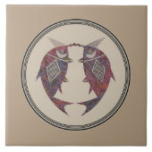 Mimbres Pottery Design Tegeltje (Voorkant)