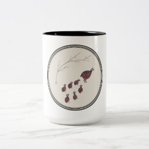 Mimbres Pottery Design Tweekleurige Koffiemok