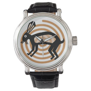 Mimbres Rabbit Art Watch Horloge