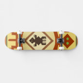 Mimbres Turtle Skateboard (Horizontaal)