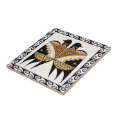 Mimbres Twin Birds Tegeltje (Zijkant)