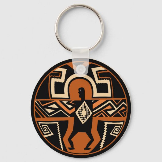 Mimbres Warrior Sleutelhanger (Voorkant)