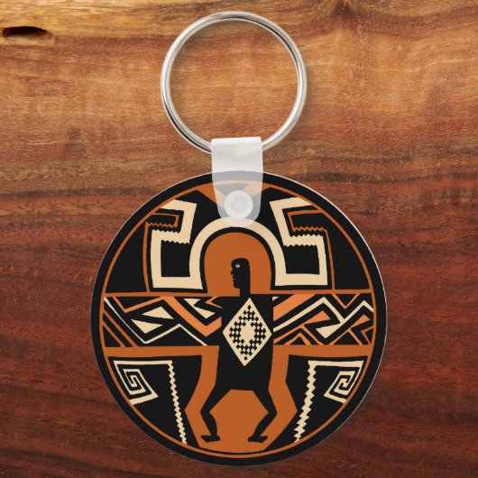 Mimbres Warrior Sleutelhanger (Voorkant)