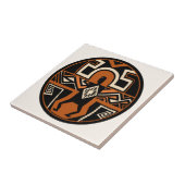 Mimbres Warrior Tegeltje (Zijkant)