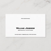 Mime Pantomime Miming Mon Carte de visite d'entrep (Dos)