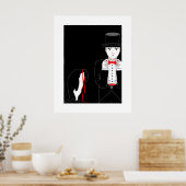 Mime Penguin poster (Keuken)